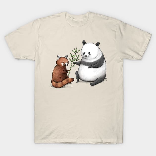 Panda Friends T-Shirt by Sophie Corrigan